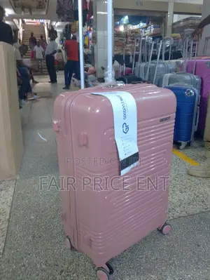 Classy VIP Pure Rubber Plastic Suitcases. Medium.( Gold)