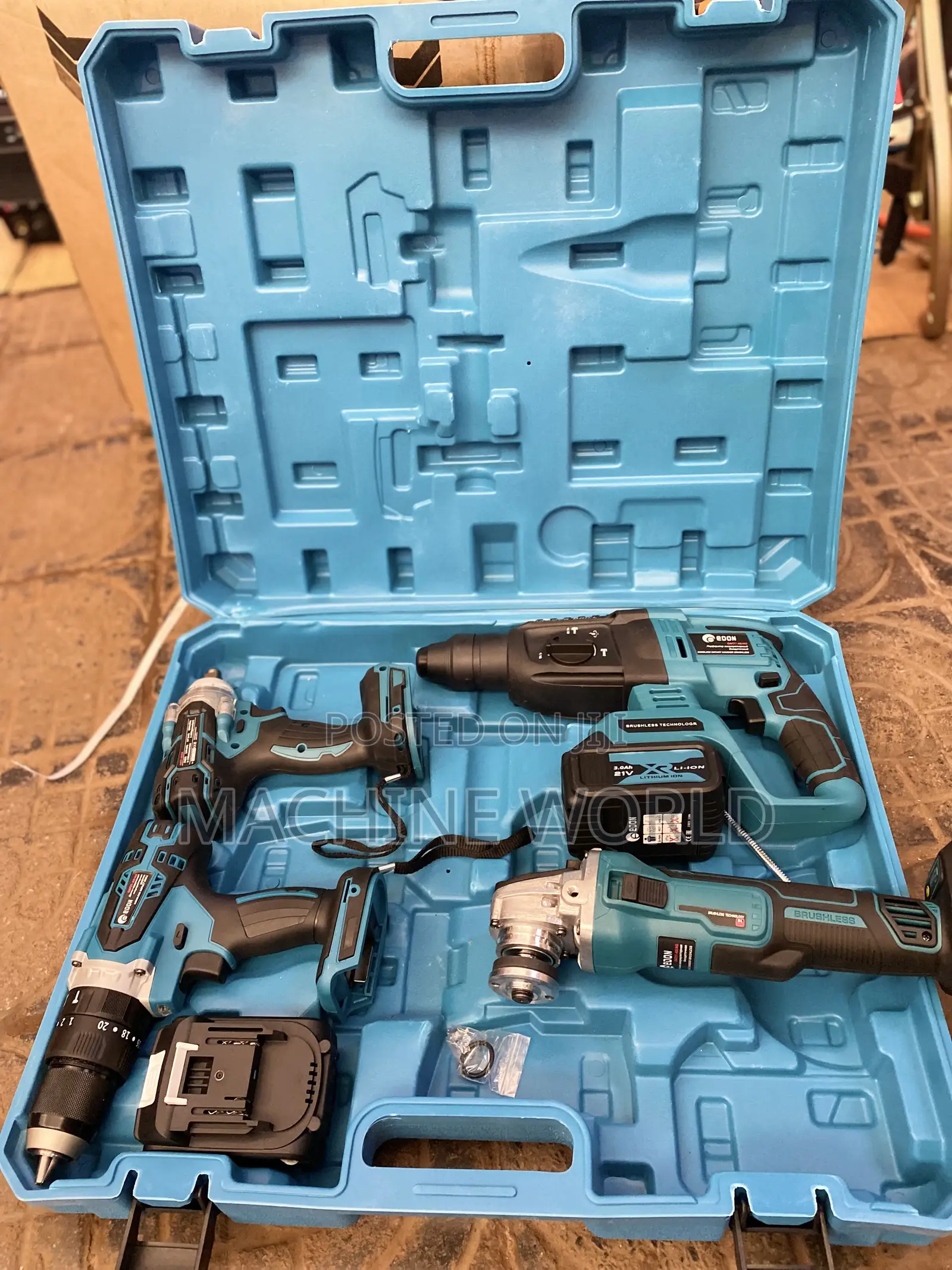 Cordless Set Wrench/Hammer/Grinder/Drill