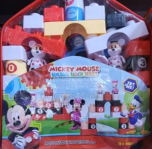 Mickey Mouse Kids Building Blocks ( New )