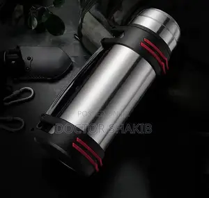 Stainless Steel Shoulder Strap Pot Travel Flask