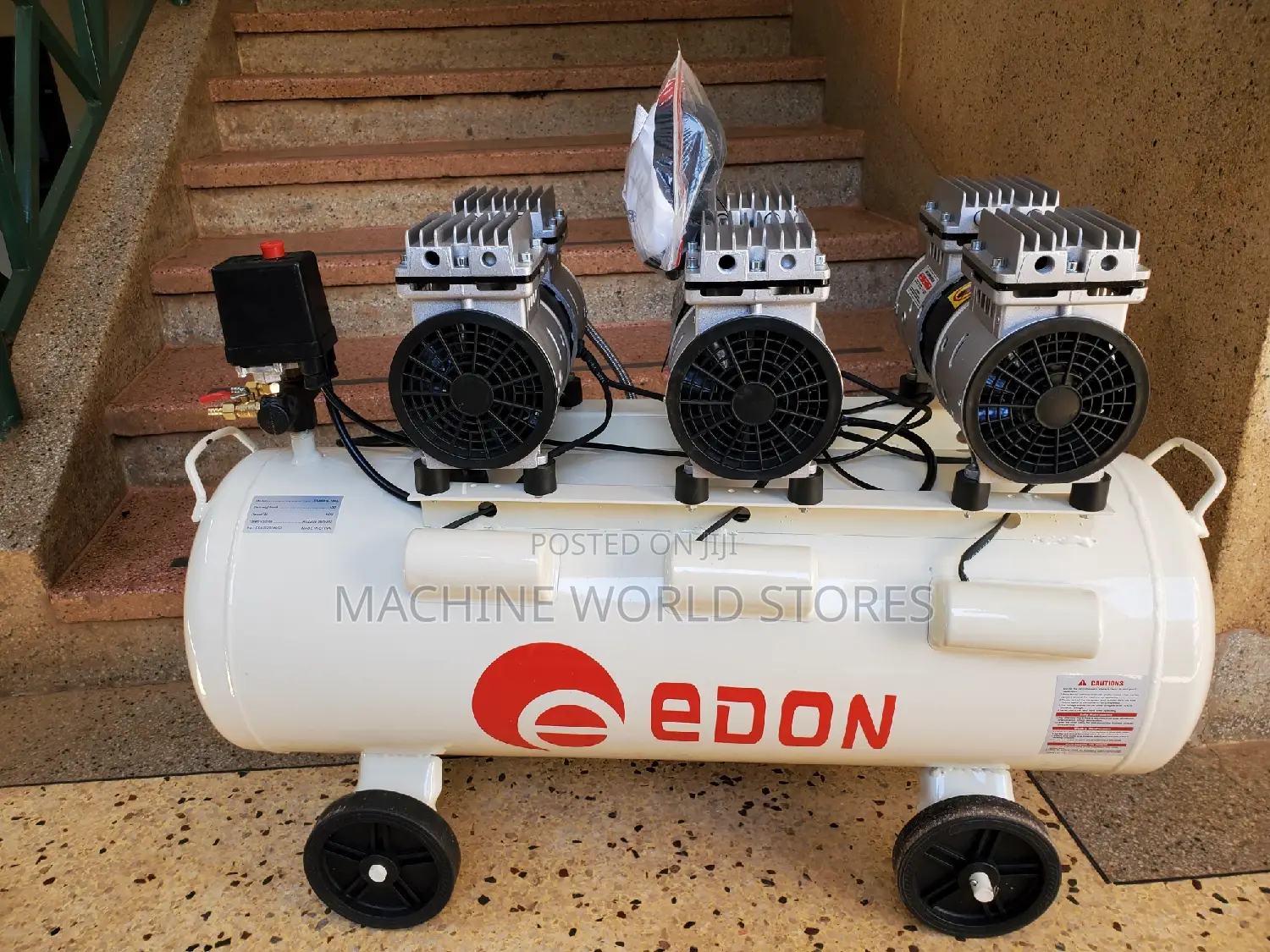 100L Silent Air Compressor 3heads