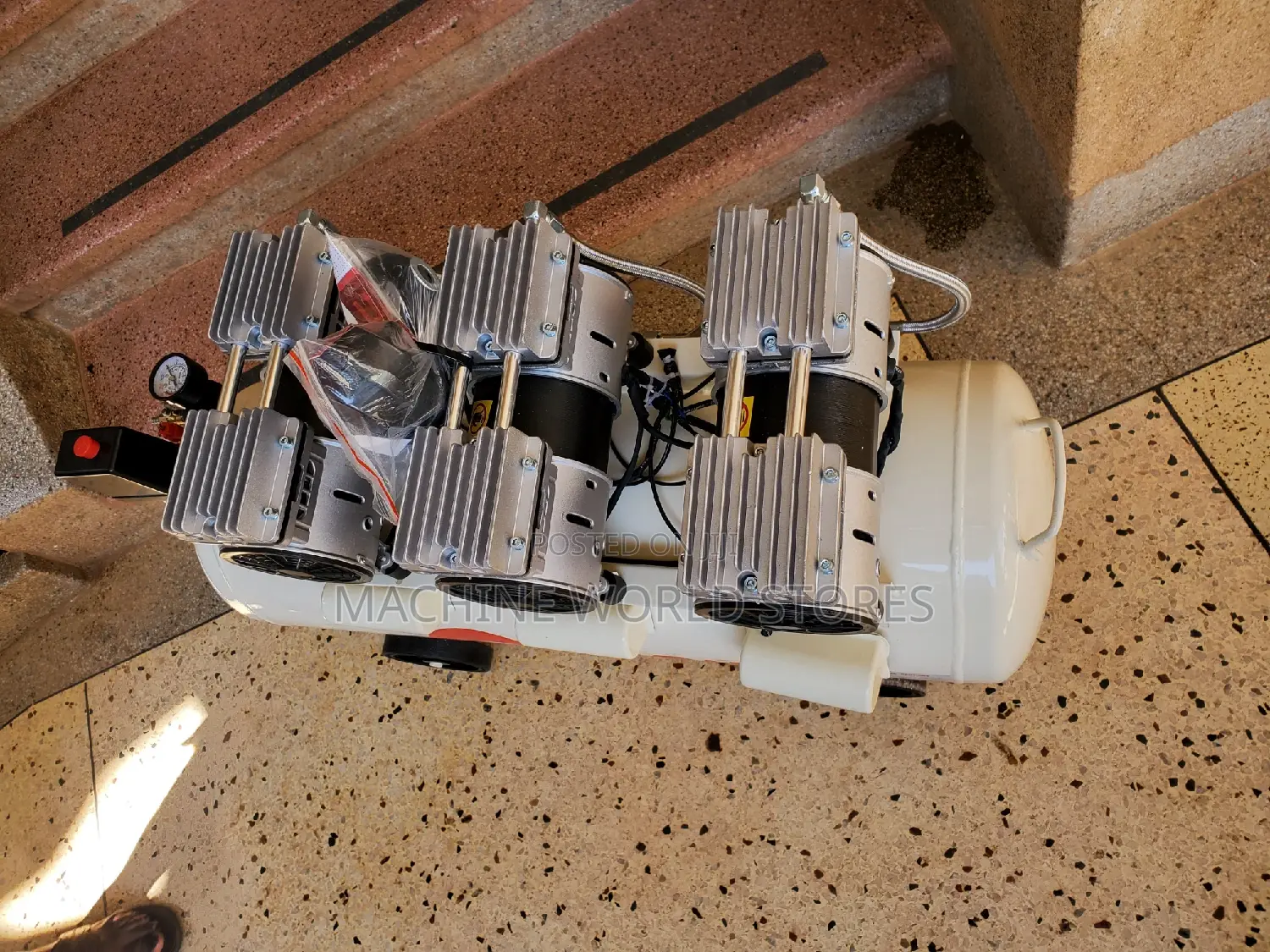 100L Silent Air Compressor 3heads