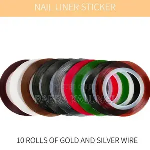 10 X Nail Liner Sticker