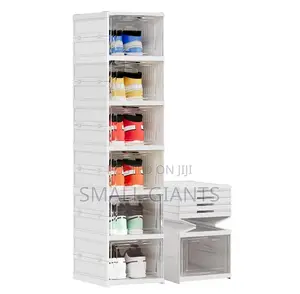 6-tier Foldable Shoe Organizer Box