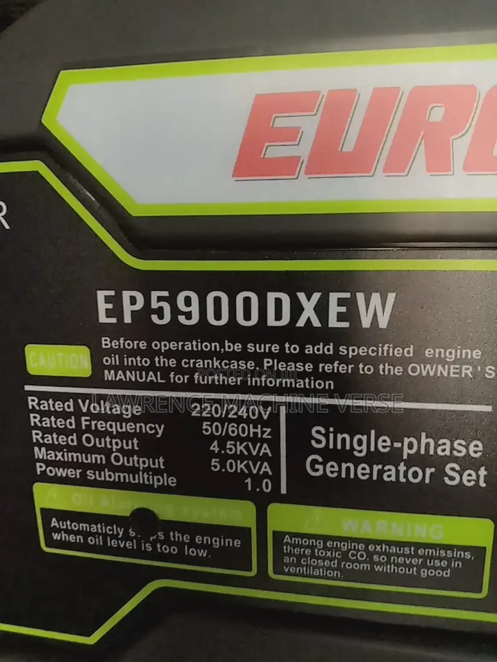 Gasoline Generator 5kva