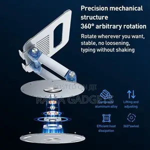 Laptop Stand 360 Degree Rotation - Silver - IP06 Yesido