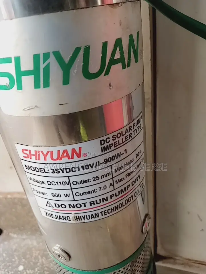 Submersible Solar Water Pump