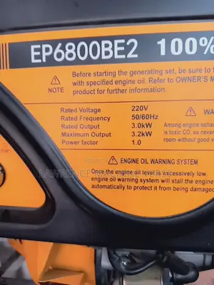 Yellow Generator 3.2kv
