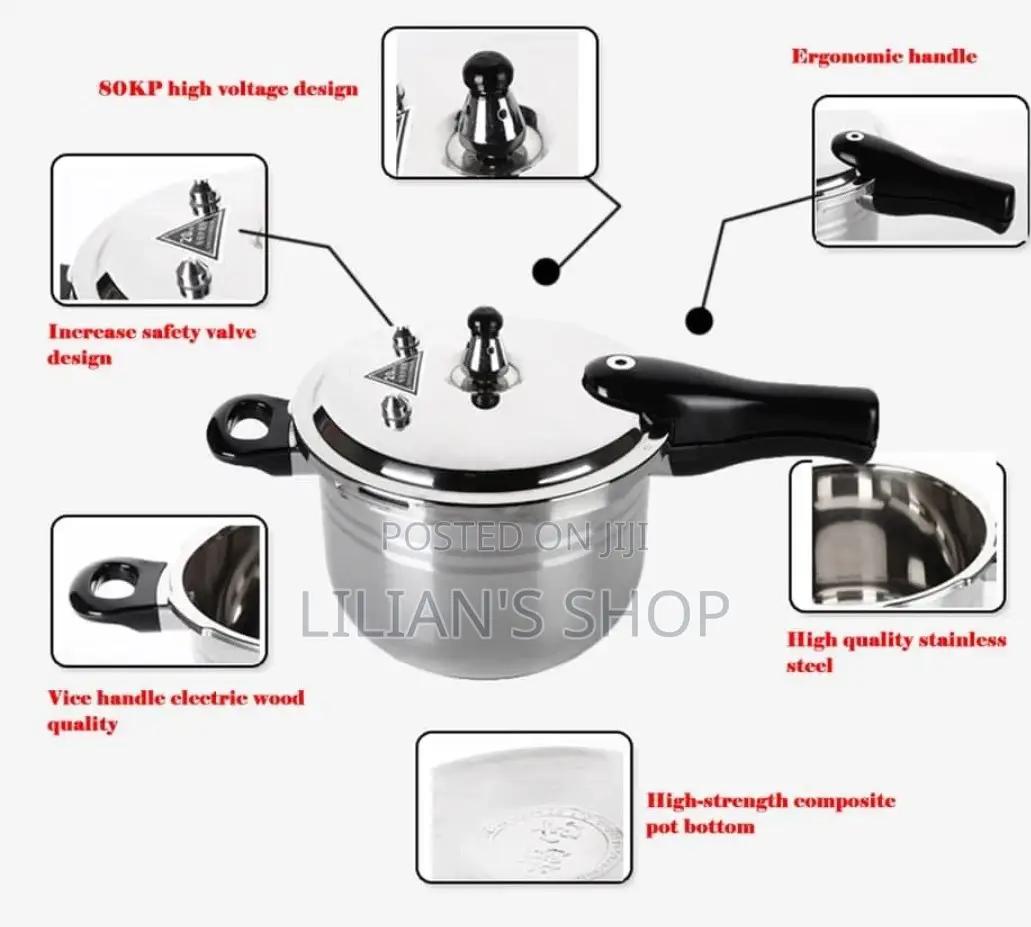 12litres (30CM) Stainless Steel Pressure Cooker
