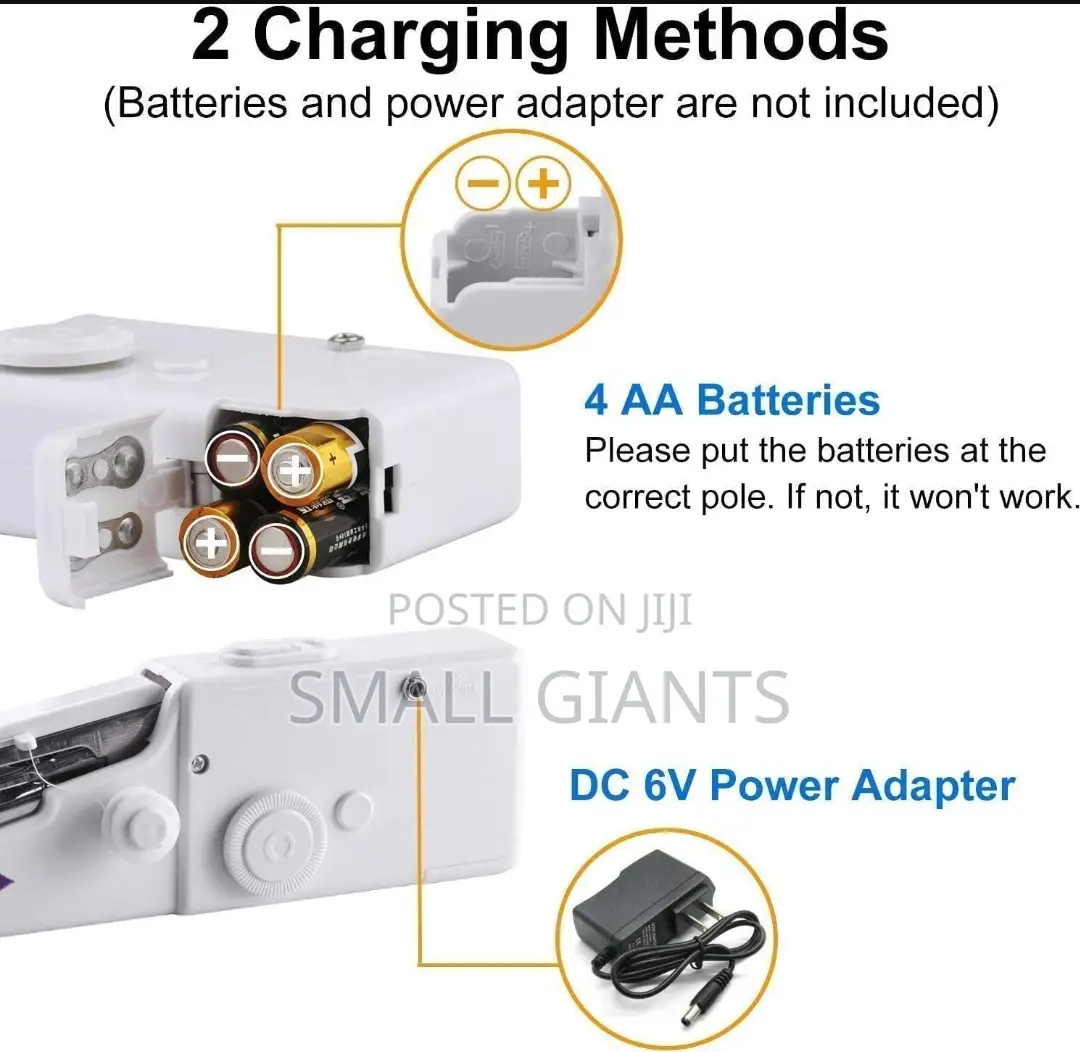 Cordless and Portable Handheld Sewing Machine