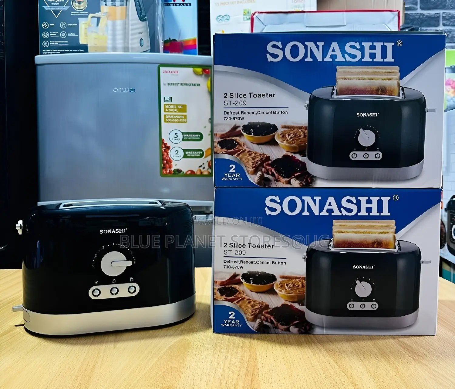 Sonashi "2-Slice" Bread Toasters \\ 730-870w \\ St-209