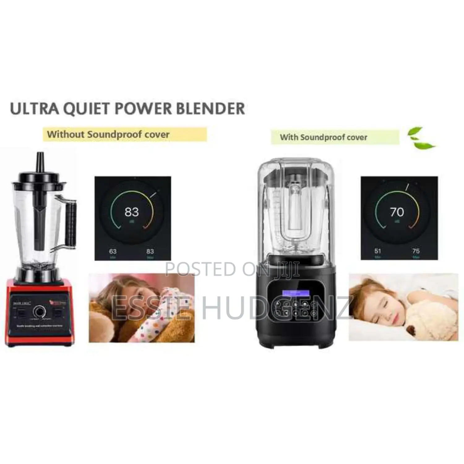 Commercial Smoothie Blender With Soundproof Cover