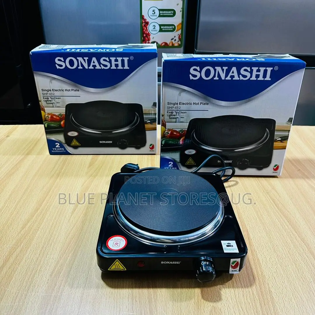 SONASHI Single Electric Hotplates \\ 1500w \\ SHP-612