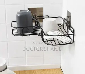 Durable Stainless Steel Wall Corner Shelf