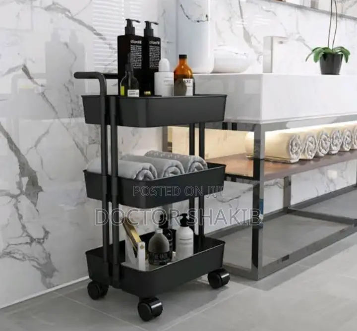 Fashion Creative 3-Tier Carbon Steel Storage Rack