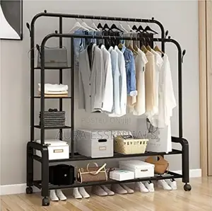 5 Layers Stainless Steel Clothes Hanger Rack