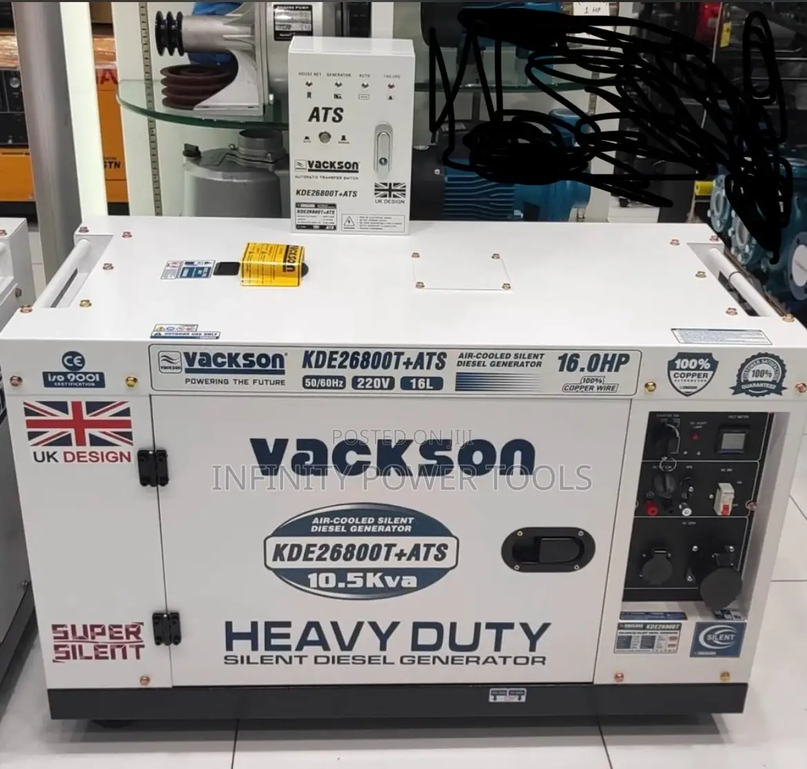 Super Silent Generator Diesel 10.5kva