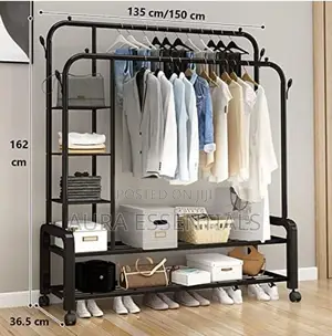 5 Layers Stainless Steel Clothes Hanger Rack