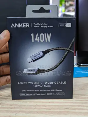 Anker 765 USB-C to USB-C Cable (6 Ft Nylon) Fast Charging