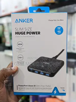 Anker Powerport Atom III Slim Wall Charger (Four Ports)
