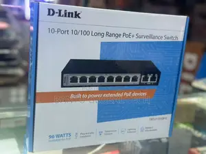 10-Port Long Range Poe+ Surveillance Switch