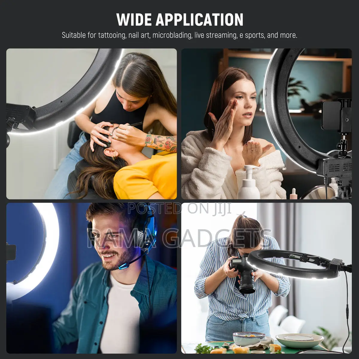 RL-18" LED Soft Ring Light With Stand