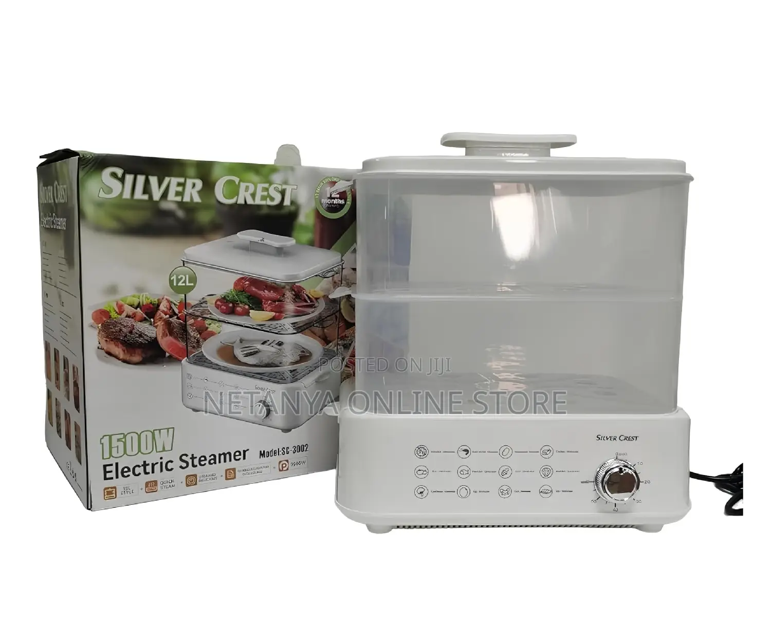 Silver Crest 12litres Electric Food Steamer