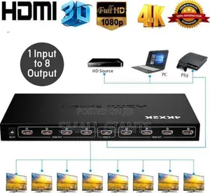 Hdmi Splitter 8 Port (1 Input to 8 Output) Converter