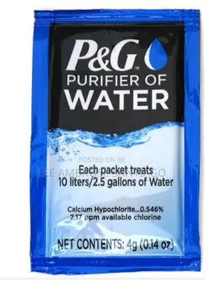 P G PUR Water Purification Sachets