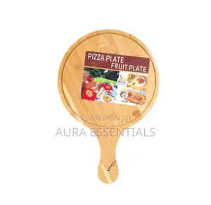 NEW Wooden Pizza Cutting and Serving Tray