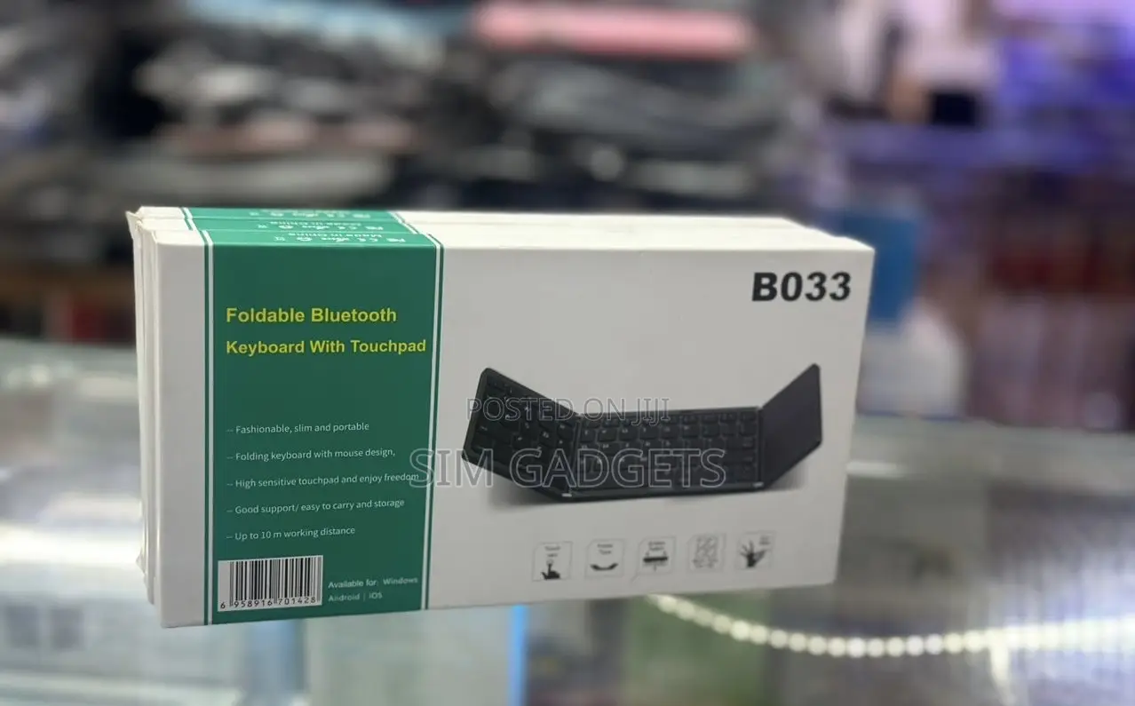 Flexible Bluetooth Keyboard With Touchpad.