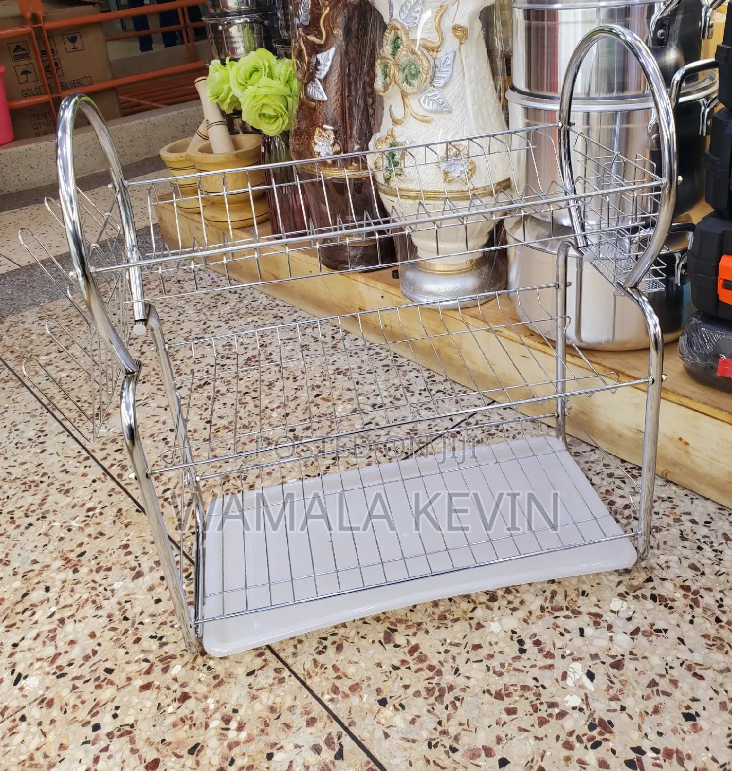 Stainless Steel Dish Rack 3 Tiers