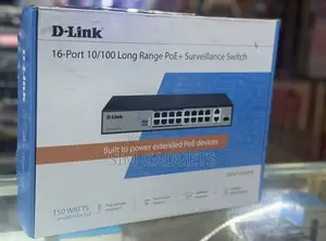 D-Link 16 Port Poe Surveillance Switch