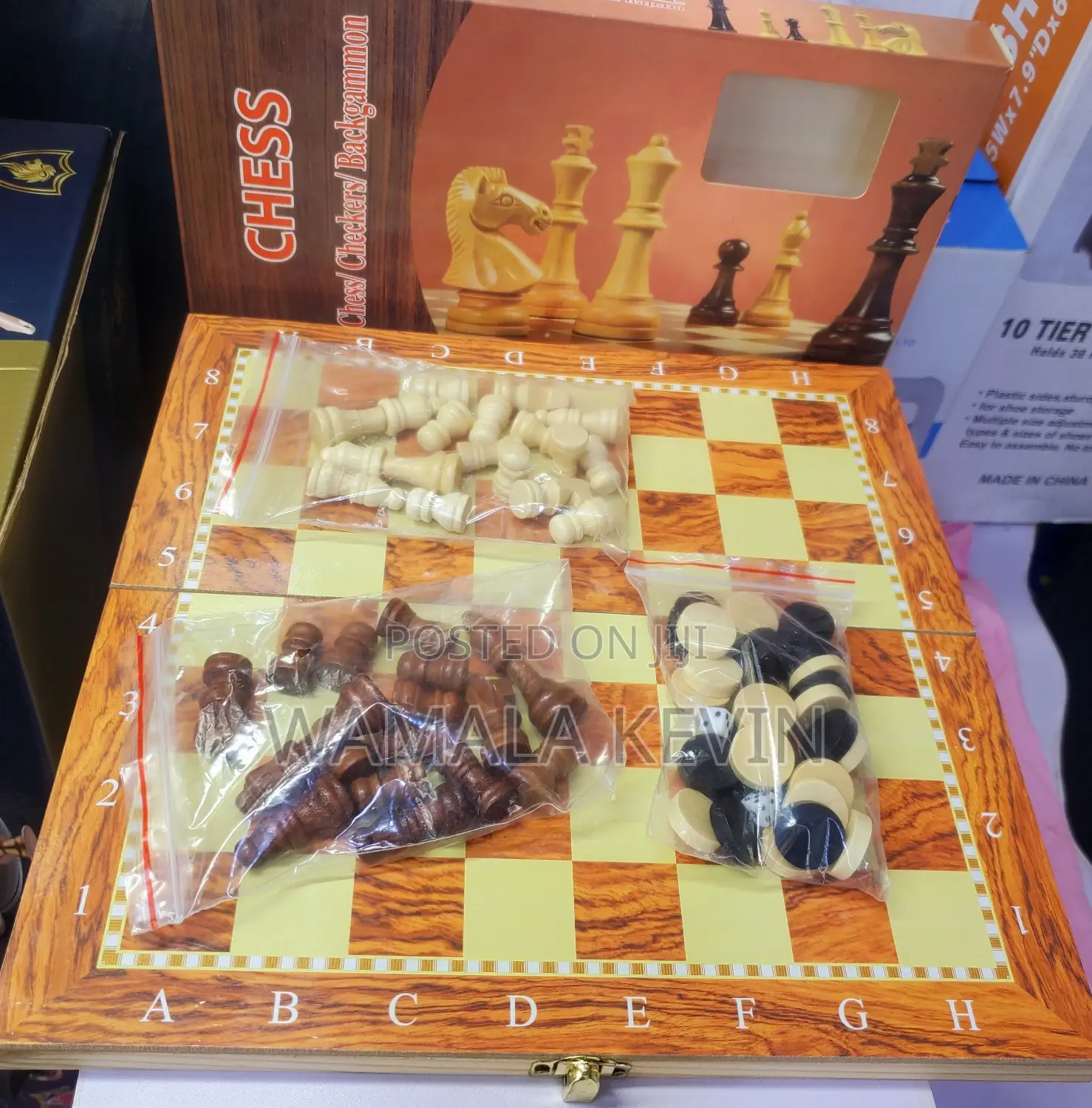 Wooden Chess Board Game