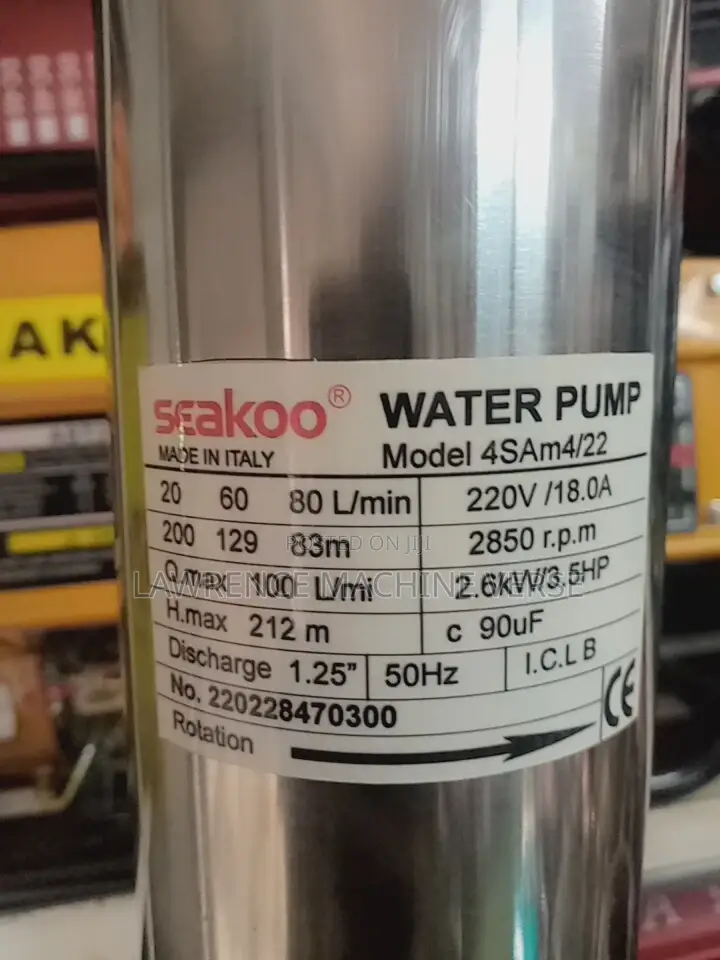Submersible Water Pump 212m