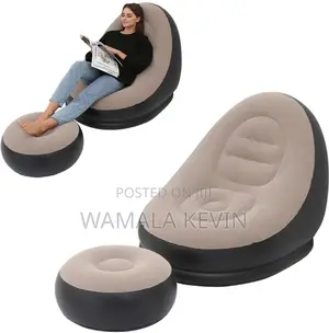 Inflatable Sofa With Foot Stool,