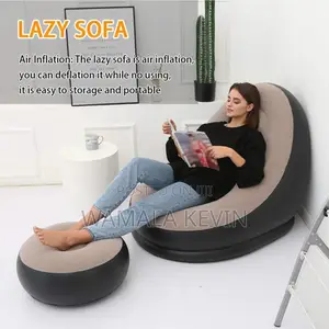 Inflatable Sofa With Foot Stool,