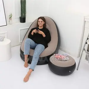Inflatable Sofa With Foot Stool,