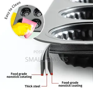 Non- Stick 12 Cake Tray Mold