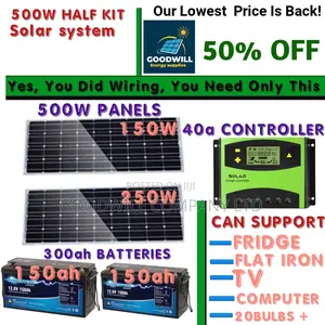 500w Solar Kit German Lininum