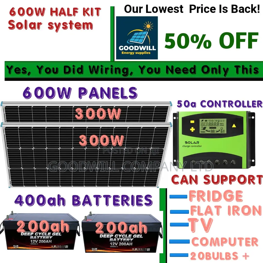 600w Solar Kit German Lininum
