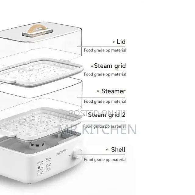 Electric Food Steamer (3 Layers)