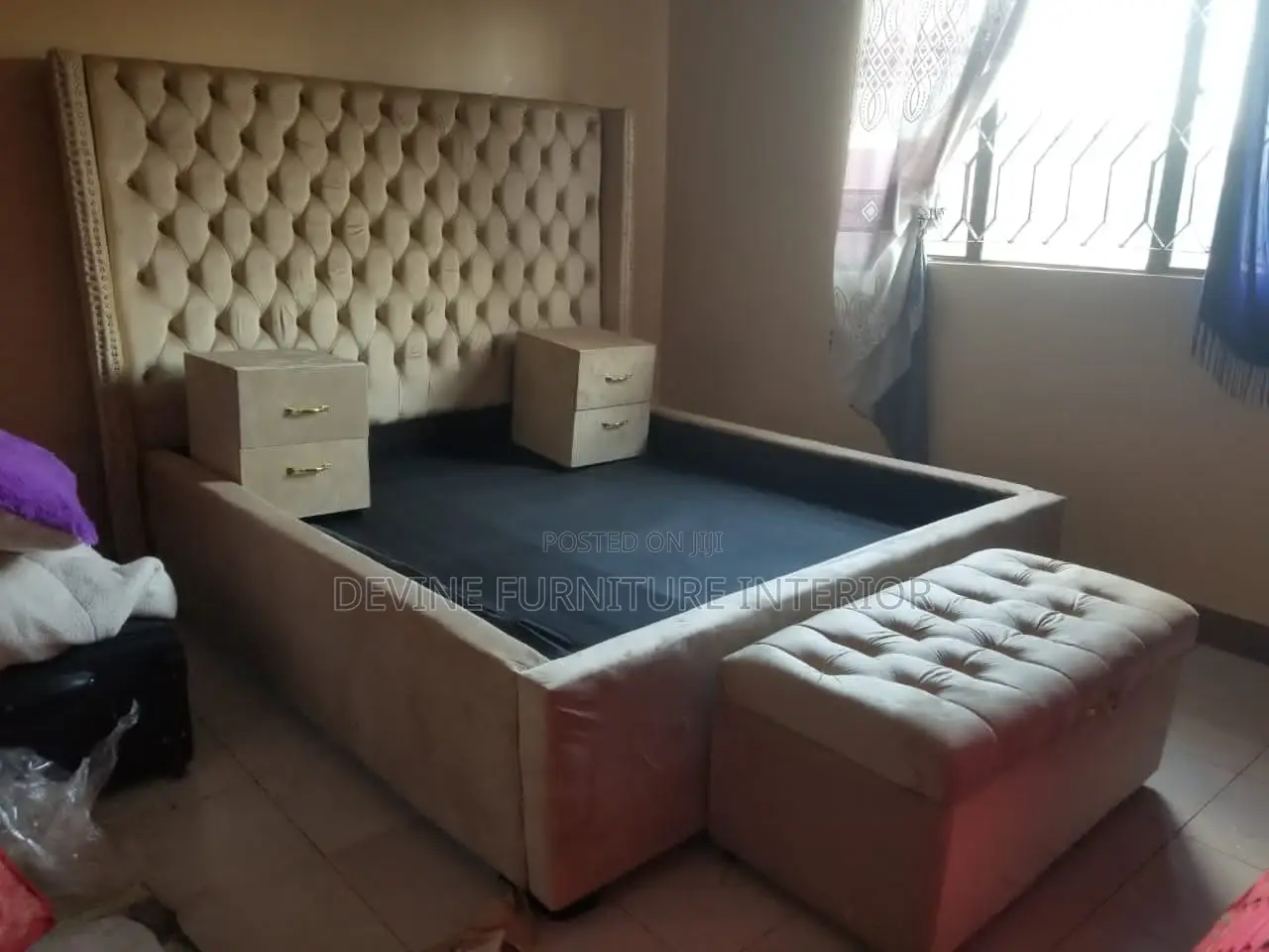 5x6 Bed With High Back