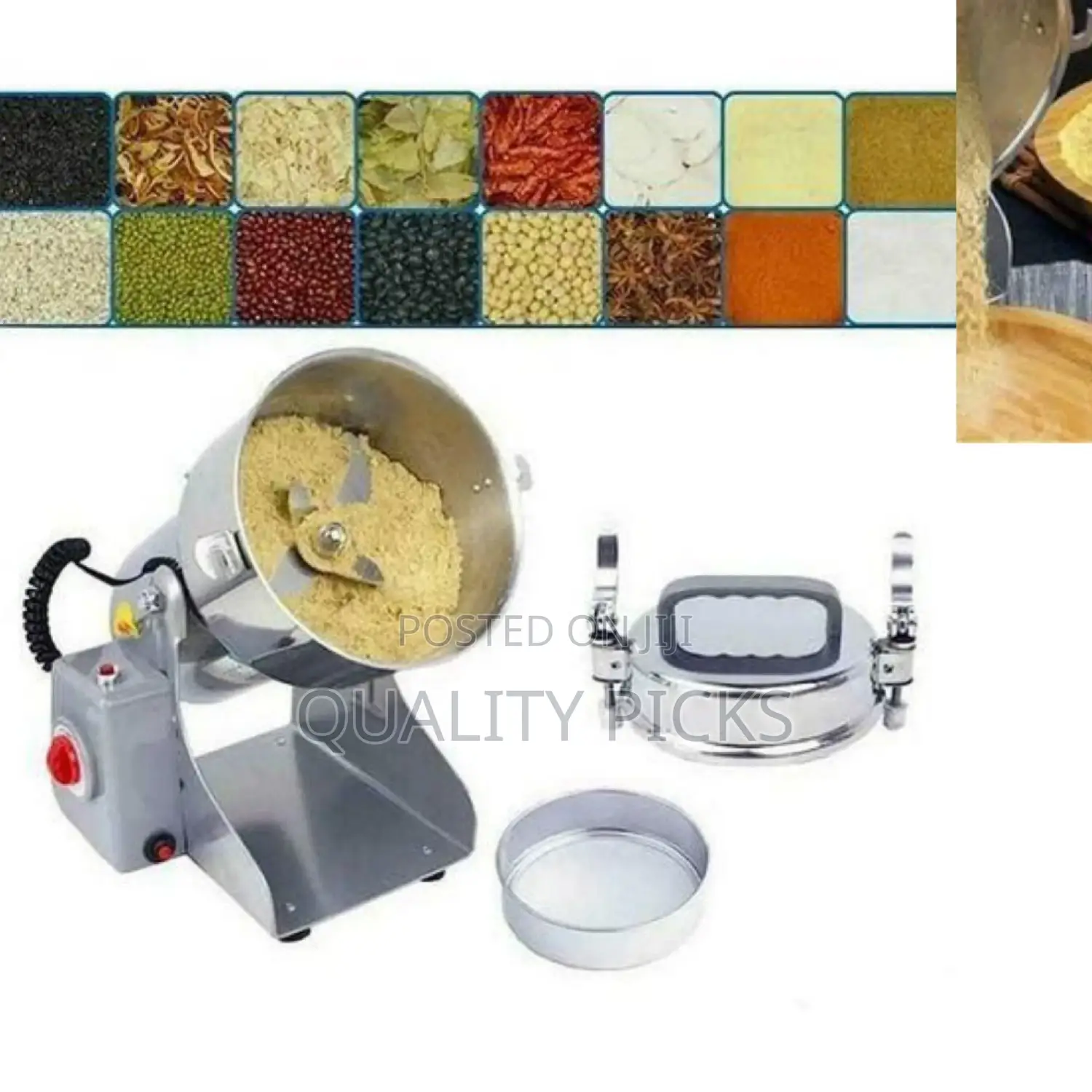 Electric Stainless Coffee Grinder
