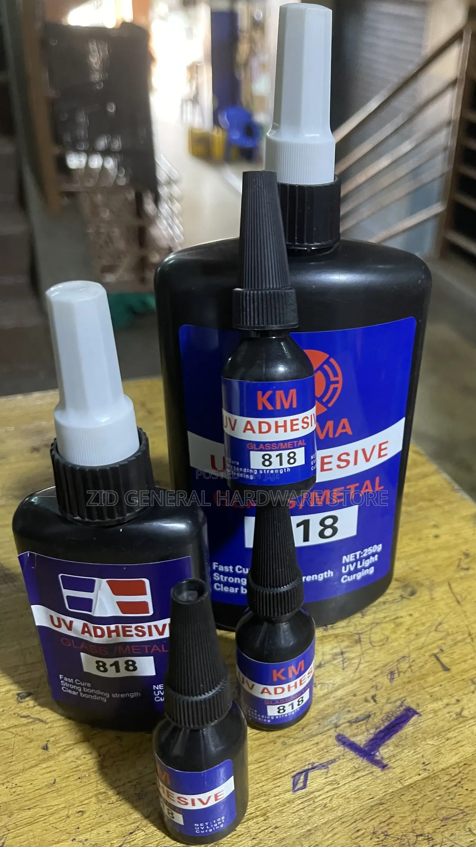 UV Glue for Metal and Glass