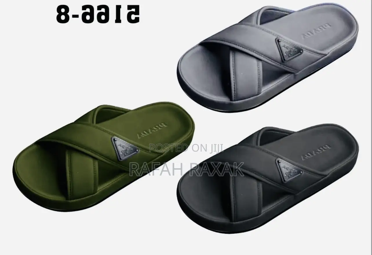 Original Men’S Comfortable Prada Cross Sandals