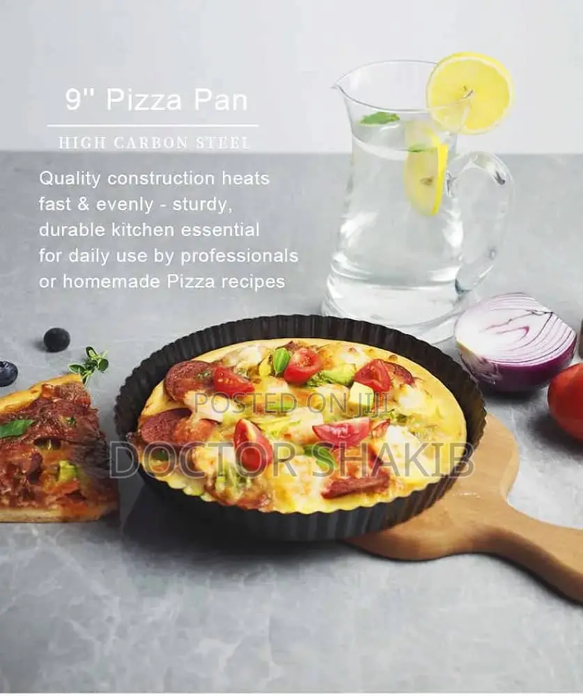 Non-Stick Corrugated Floating Pizza Making Tray