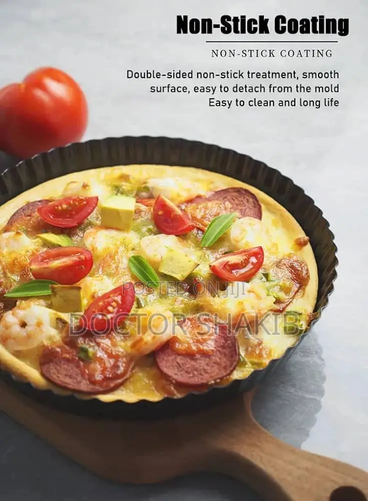 Non-Stick Corrugated Floating Pizza Making Tray
