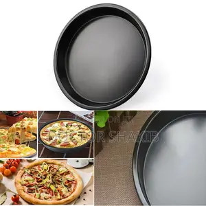Black Round Oven Baking Tray