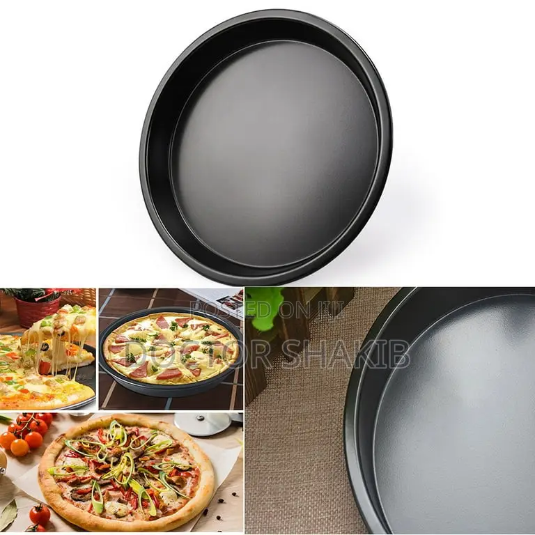 Black Round Oven Baking Tray